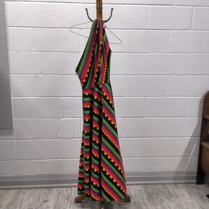 Vtg 1972 LANVIN Jules-François Crahay Striped Maxi Dress - As Seen in SATC Movie